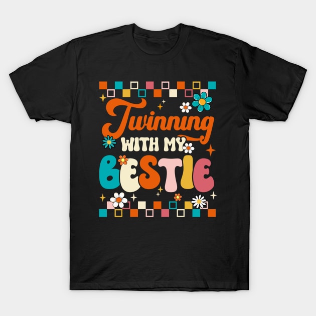 Twinning With My Bestie Friendship Day Best Friends T-Shirt by James Green